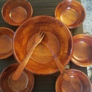 Wooden Bowl Set